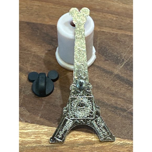 Disney Pin Cheshire Cat Eiffel Tower Disney Park Trading Alice In Wonderland - Picture 3 of 4